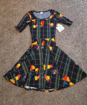 ** New Lularoe Nicole dress size xxs xx small